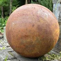 Стальная сфера — 3D КОРТЕН (518913) ∅ 1500 мм. Саки