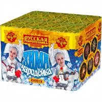Салют Зима-чародейка New РС6021 купить от производителя Русская Пиротехника — Саки
