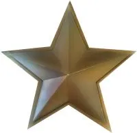 Звезда на памятник состаренная бронза в Саках (518501)