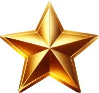Звезда из латуни на памятник элемент декора в Саках (518505)