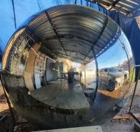 Сфера шар ø 2000 мм. (514274) производство арт-объект пустотелая в Саках