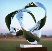 Кольца из нержавеющей стали скульптура (518288) производство арт-объект  в Саках