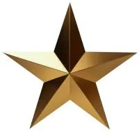 Звезда СССР накладка на стелу листовая бронза в Саках (518487)