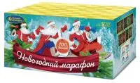 Салют Новогодний марафон Р7537 купить от производителя Русский Фейерверк — Саки