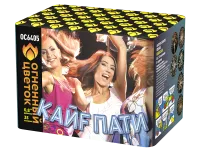 Батарея салютов Кайф-пати ОС6405 купить от производителя Огненный Цветок — Саки