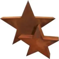 Звезда на монумент кортеновская сталь в Саках (518500)