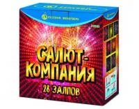 Фейерверк Салют-компания Р7318 купить от производителя Русский Фейерверк — Саки