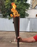 Газовый факел газпром (513908) сертификат факелы ø 135 мм. ветроустойчивая  в Саках
